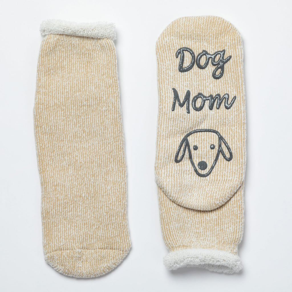 Dog Mom & Cat Mom Non-Slip Gripper Slipper Socks