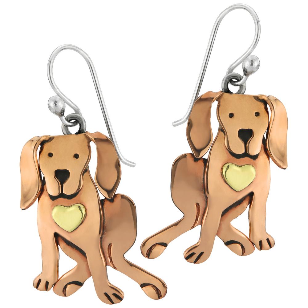 Cat & Dog Mixed Metal Earrings | Handmade, Fair Trade
