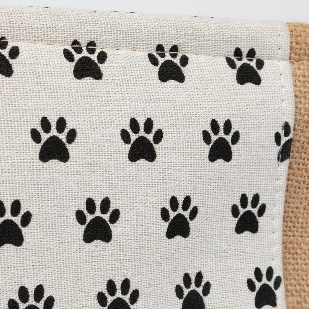 Paw Print Storage Basket with Handles