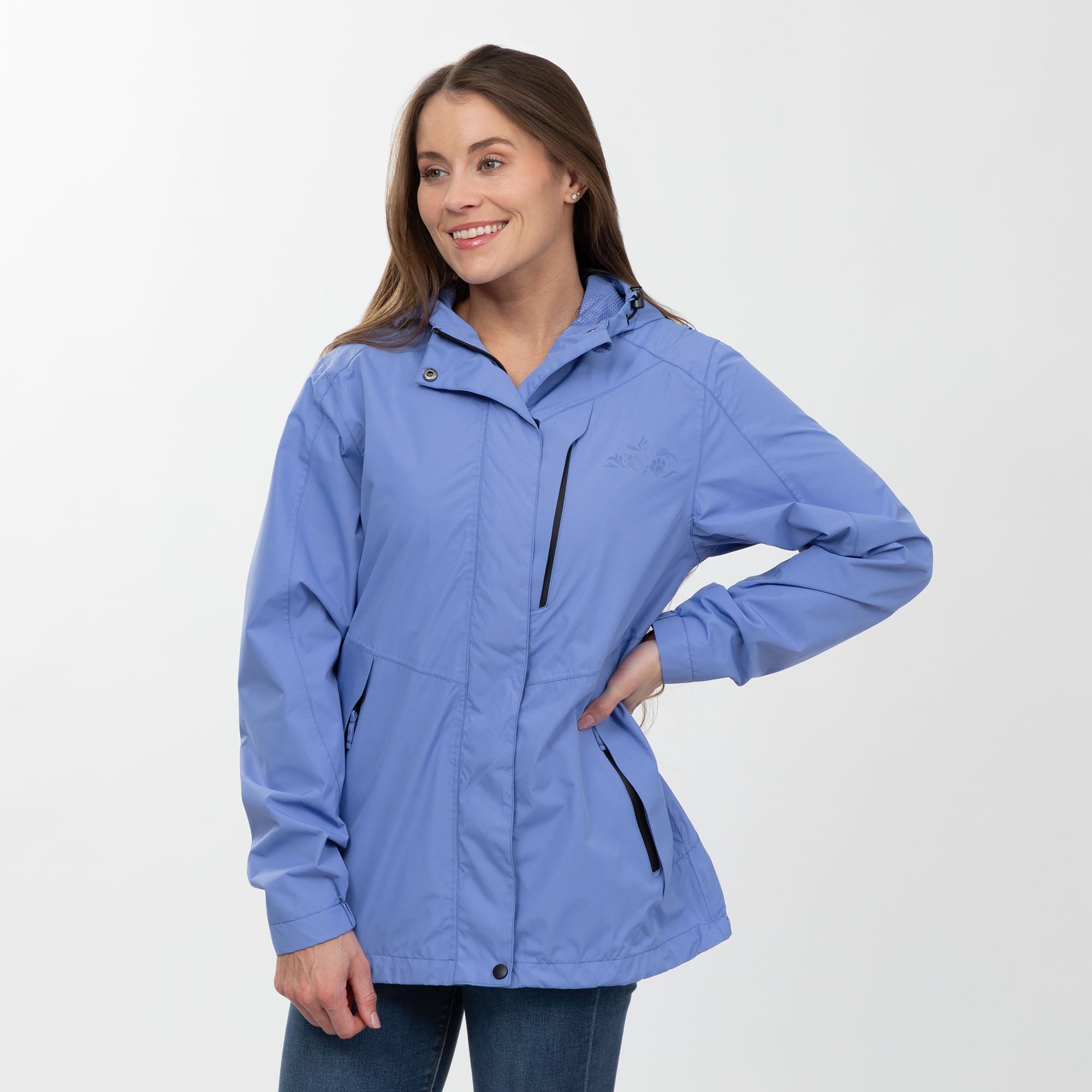 Paw Symphony Magical Print Rain Jacket