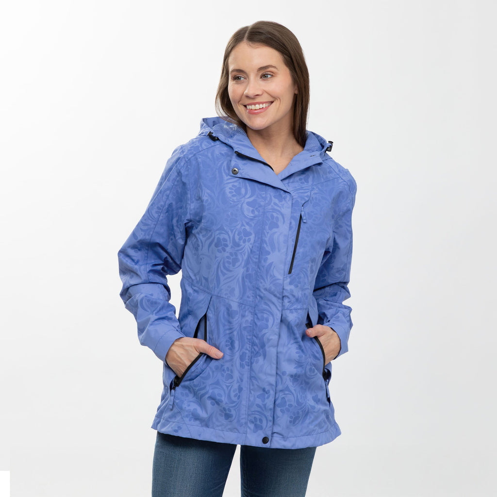 Paw Symphony Magical Print Rain Jacket