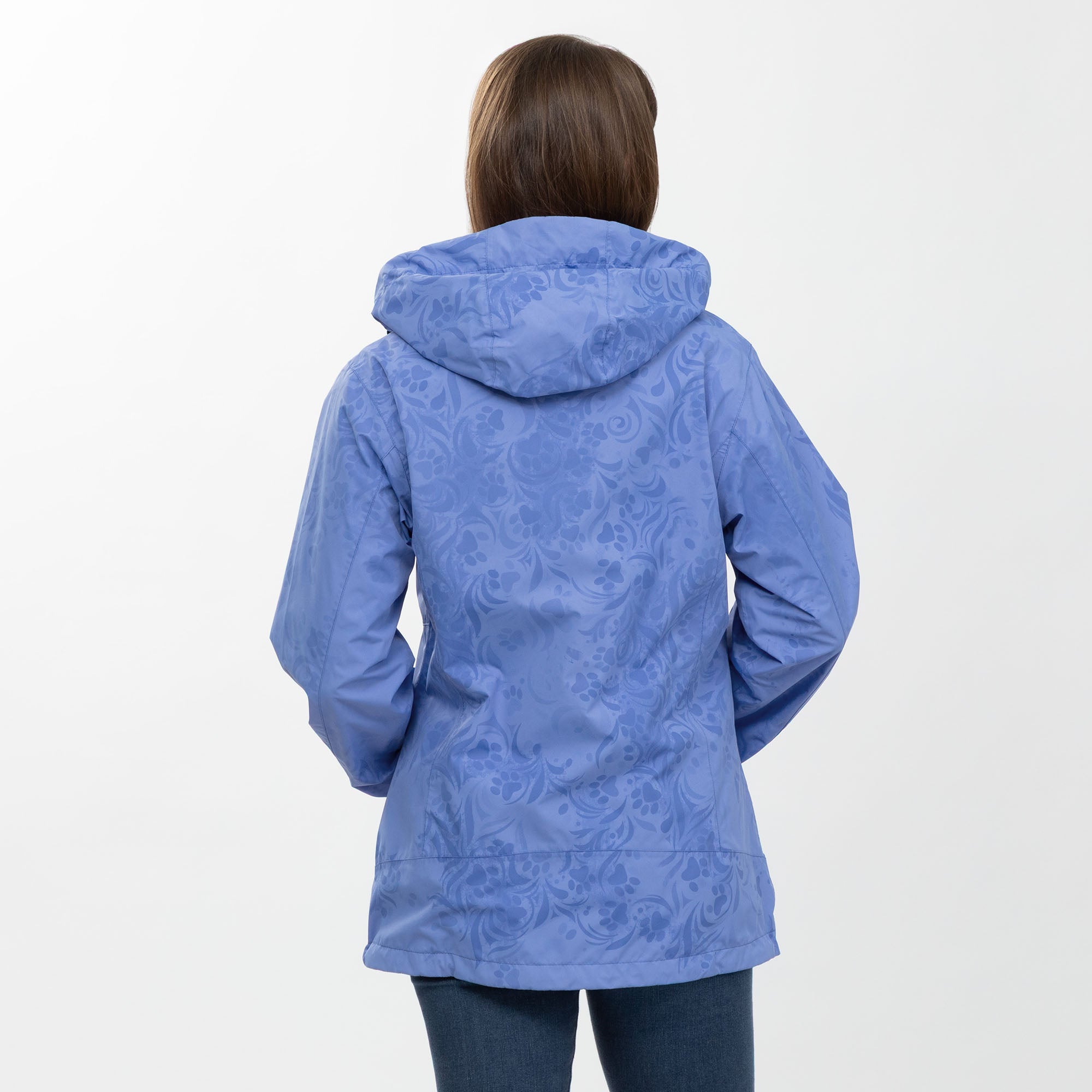 Paw Symphony Magical Print Rain Jacket