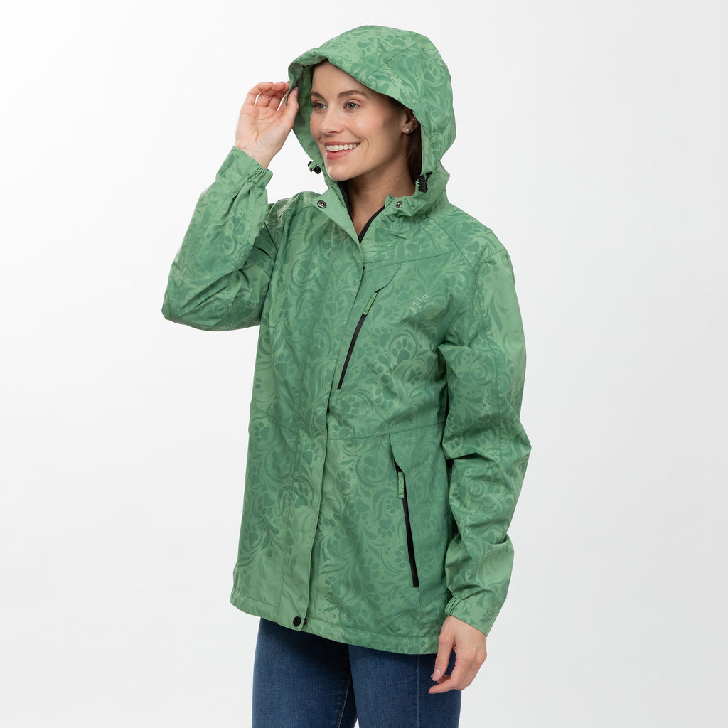 Paw Symphony Magical Print Rain Jacket