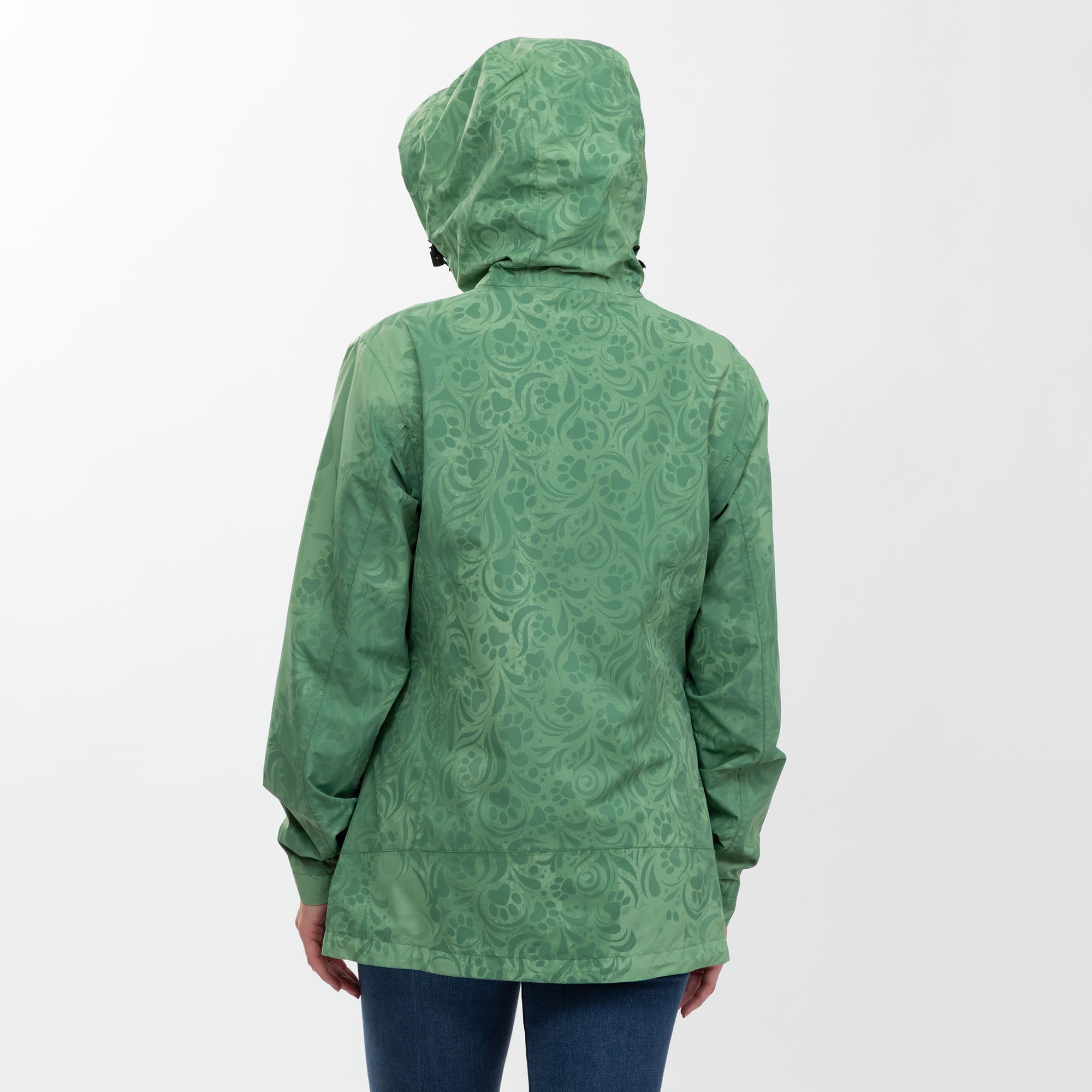Paw Symphony Magical Print Rain Jacket