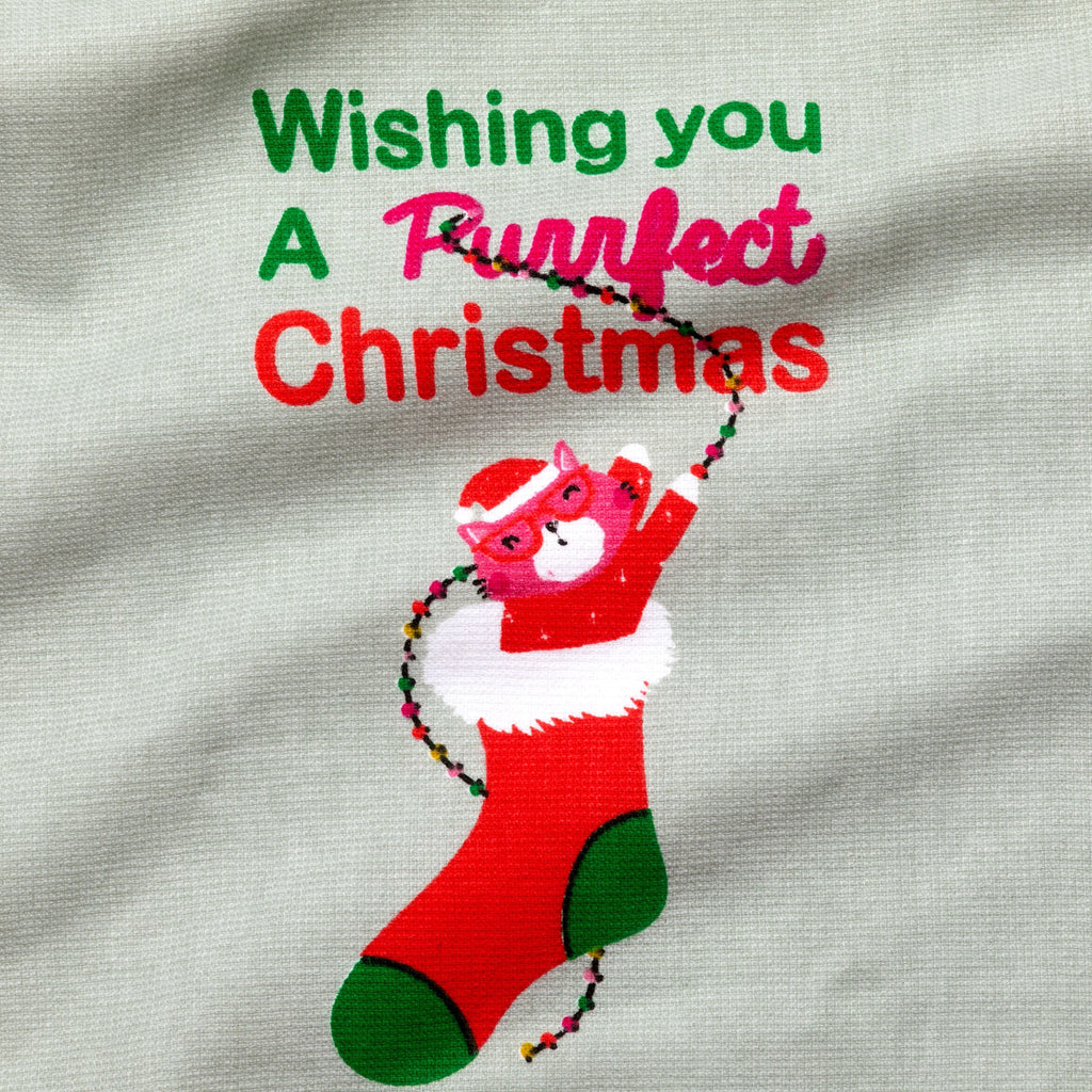 Purrfect Holiday Kitchen Towel - Set of 2