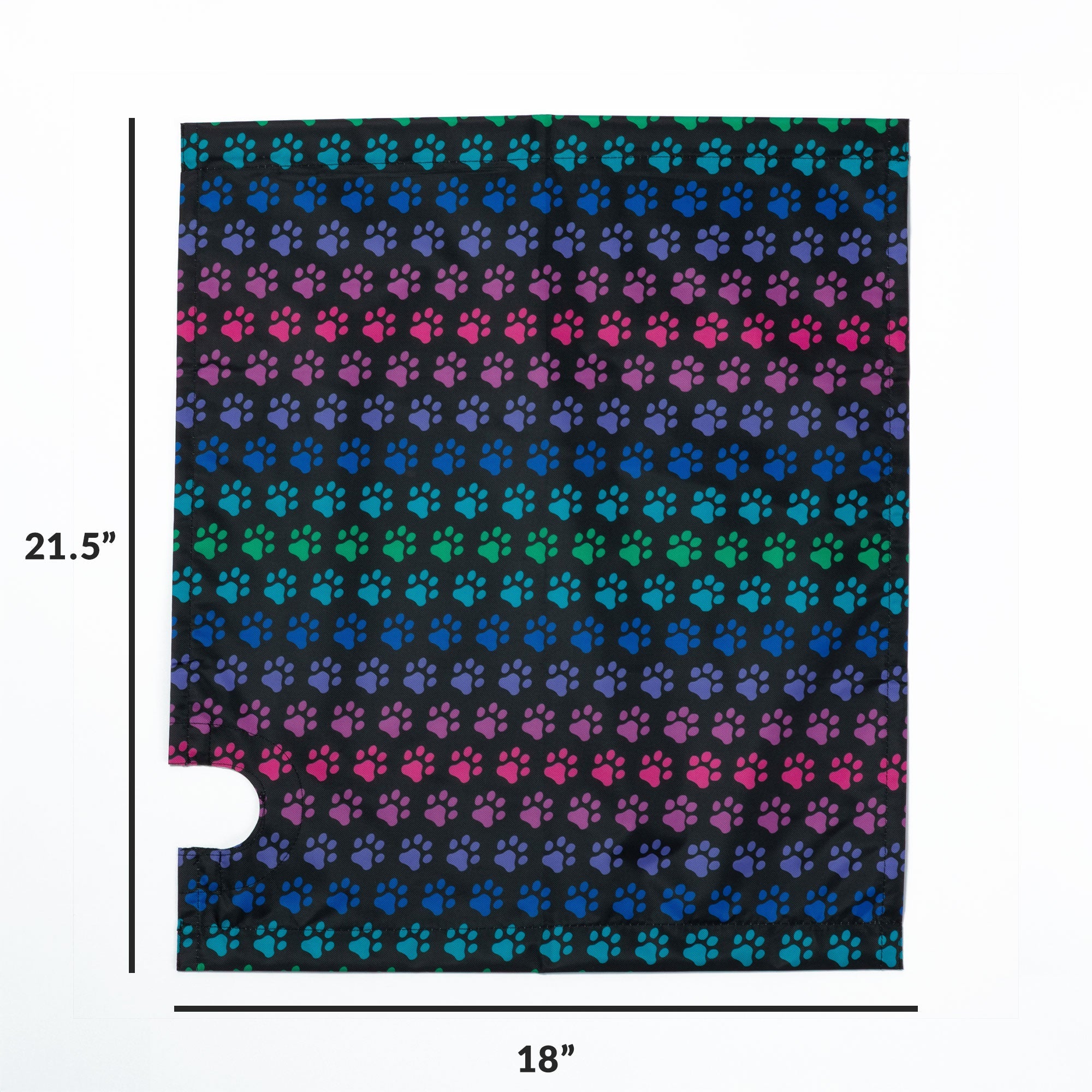 Rainbow Paws Magnetic Fabric Mailbox Cover
