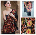 Wild Garden Multicolor Floral Embroidered Shawl