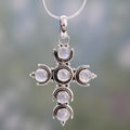 Cross of Purity Sterling Silver Necklace