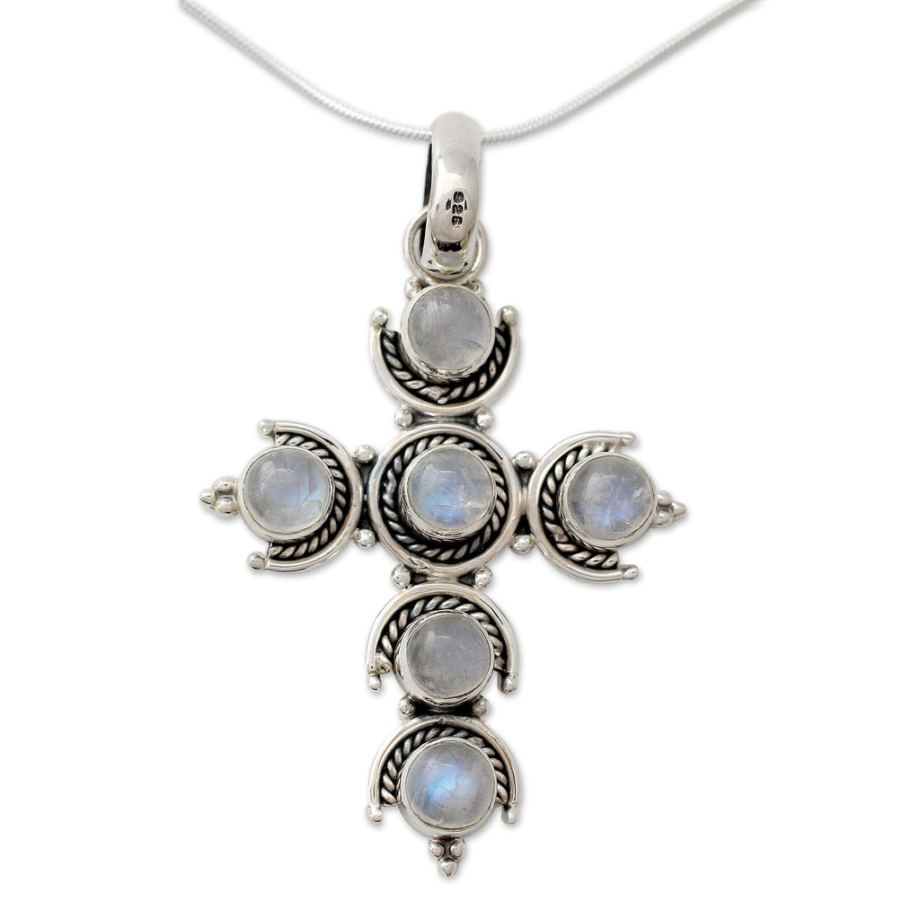 Cross of Purity Sterling Silver Necklace