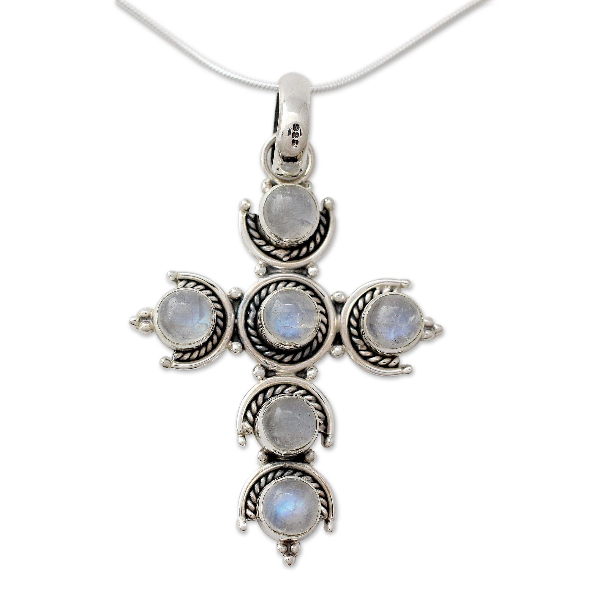 Cross of Purity Sterling Silver Necklace
