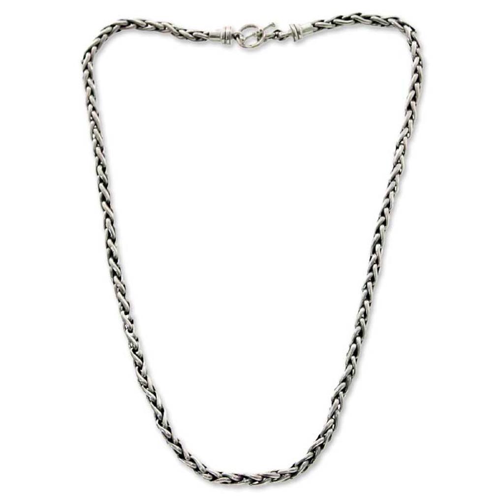 Sterling Silver Men's Chain Necklace