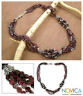 Scarlet Desire Garnet Necklace