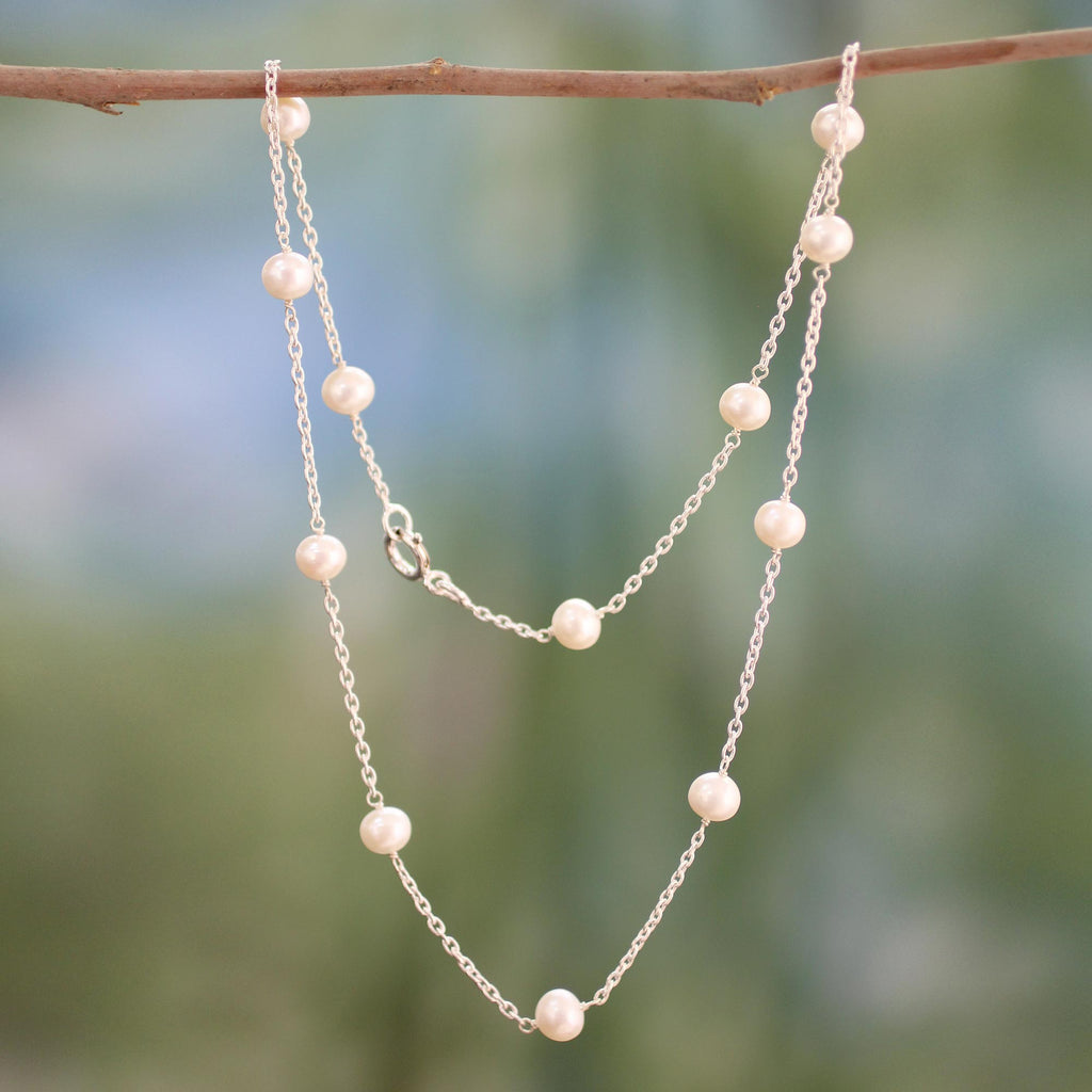 Jaipur Moons Sterling Silver Necklace