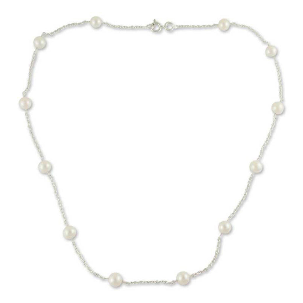 Jaipur Moons Sterling Silver Necklace
