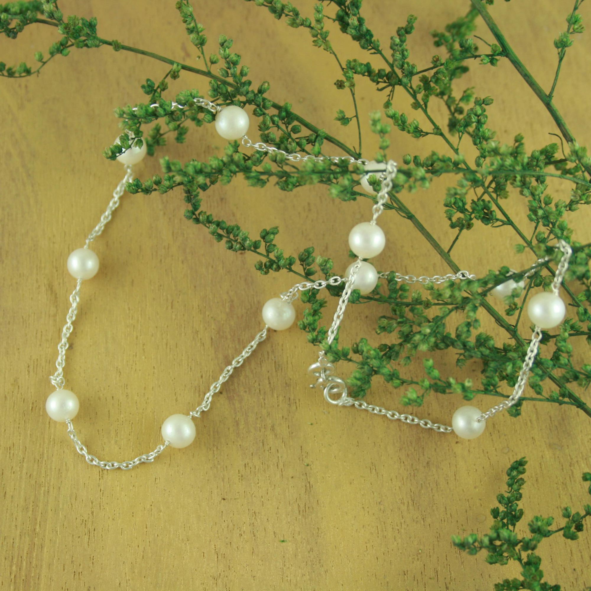 Jaipur Moons Sterling Silver Necklace