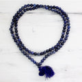 Pray Sodalite Japa Mala Beaded Prayer Necklace