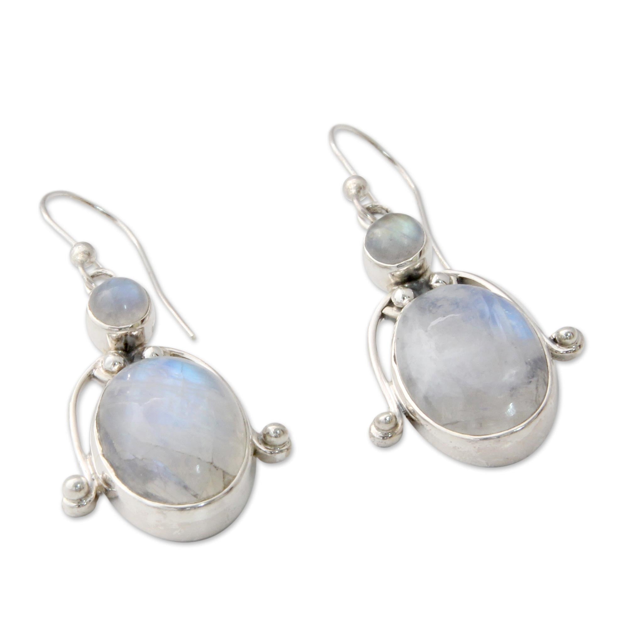 Goddess Sterling Silver Hook Earrings