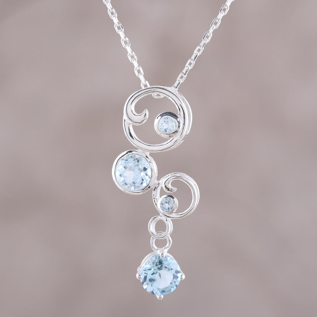 In Circles Sterling Silver Necklace