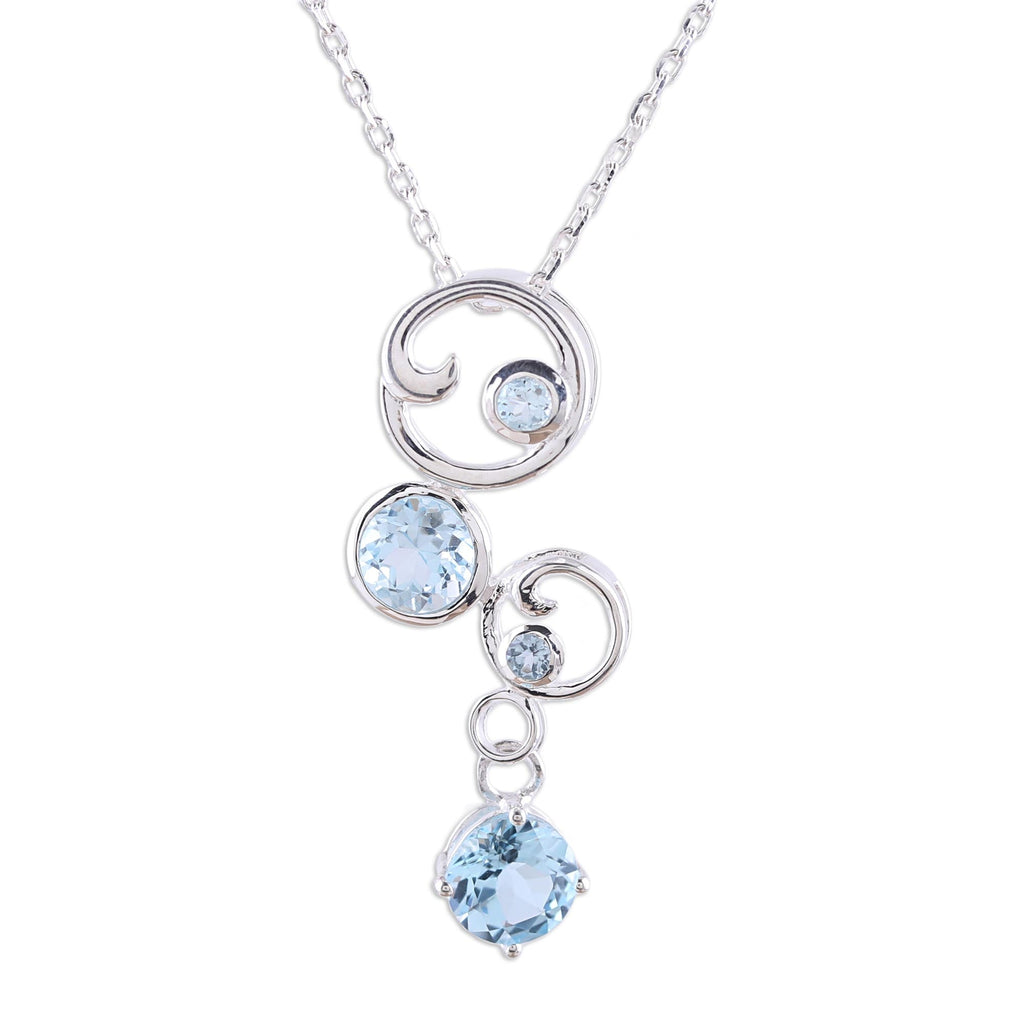 In Circles Sterling Silver Necklace