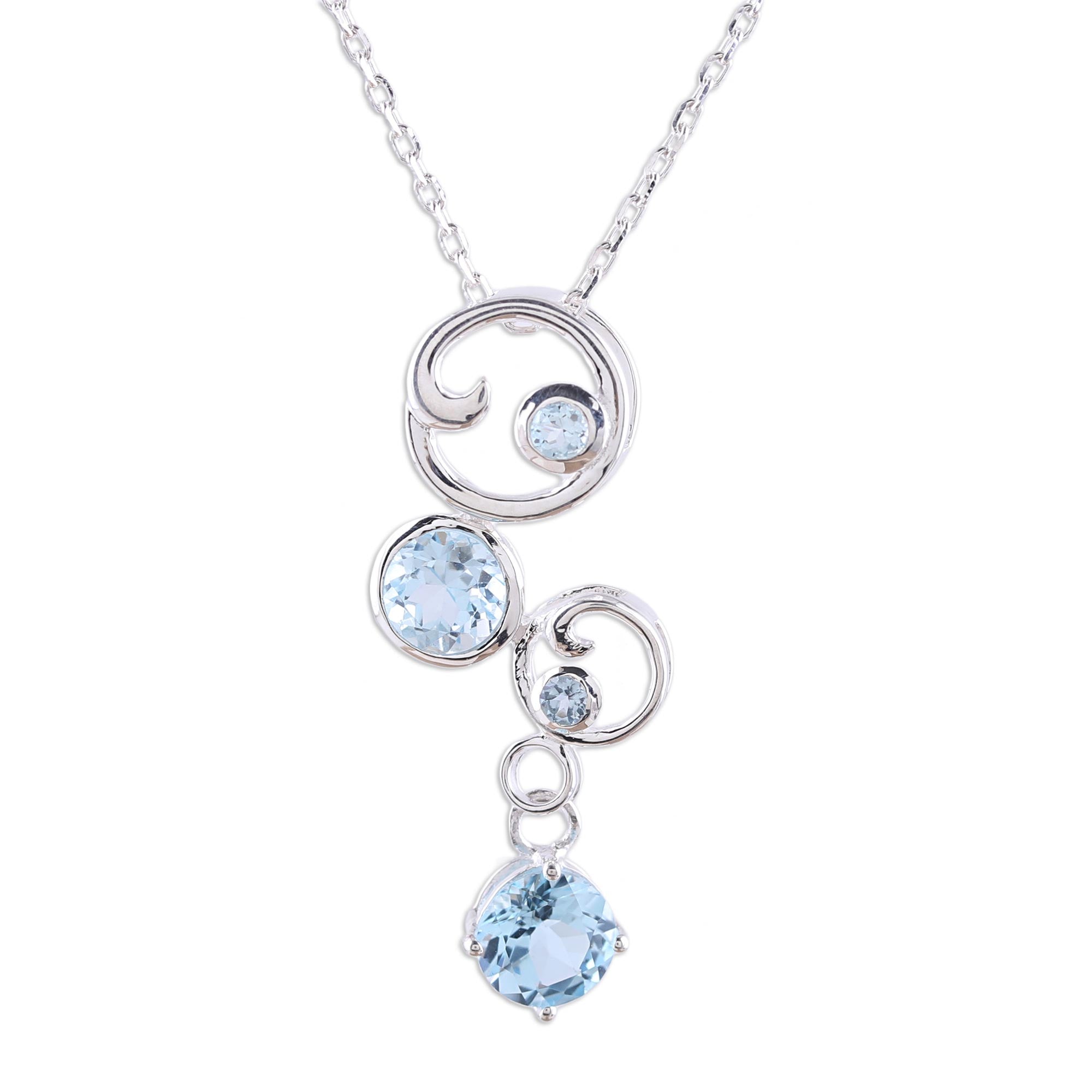 In Circles Sterling Silver Necklace