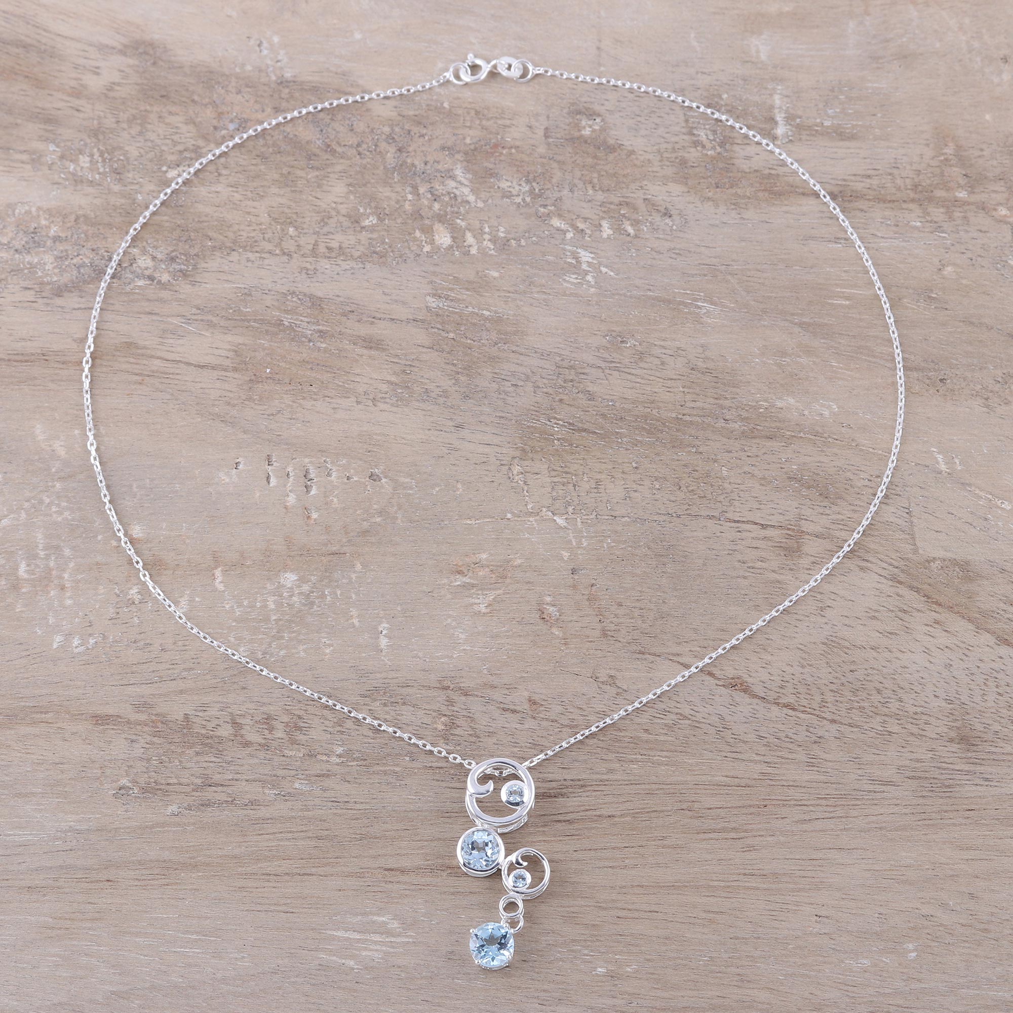 In Circles Sterling Silver Necklace