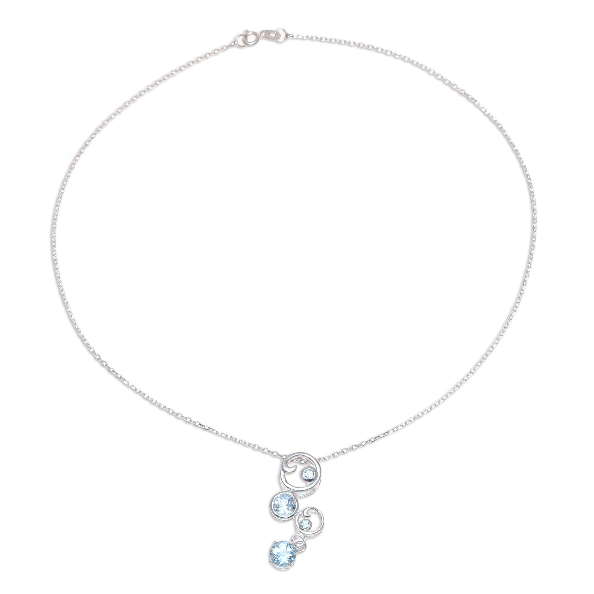 In Circles Sterling Silver Necklace