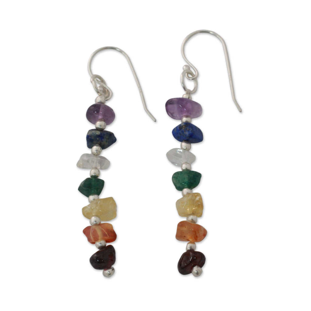 Rejoice Multi-Gem Beaded Earrings