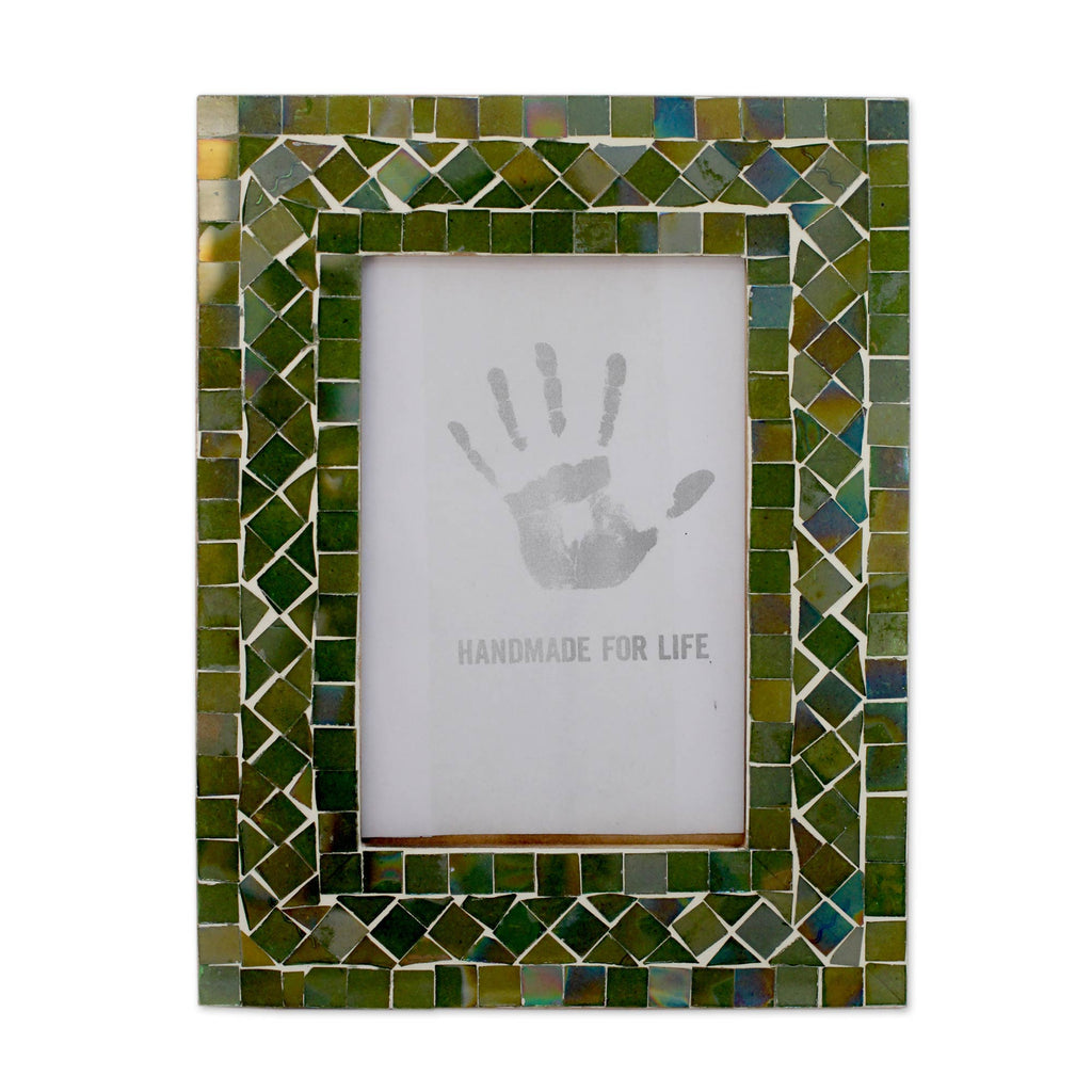Magic Emerald 4x6 Mosaic Frame
