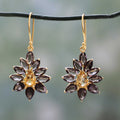 Twilight Aura Smoky Quartz Earrings