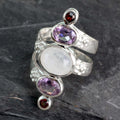 Spiral Enchantment Sterling Silver Ring