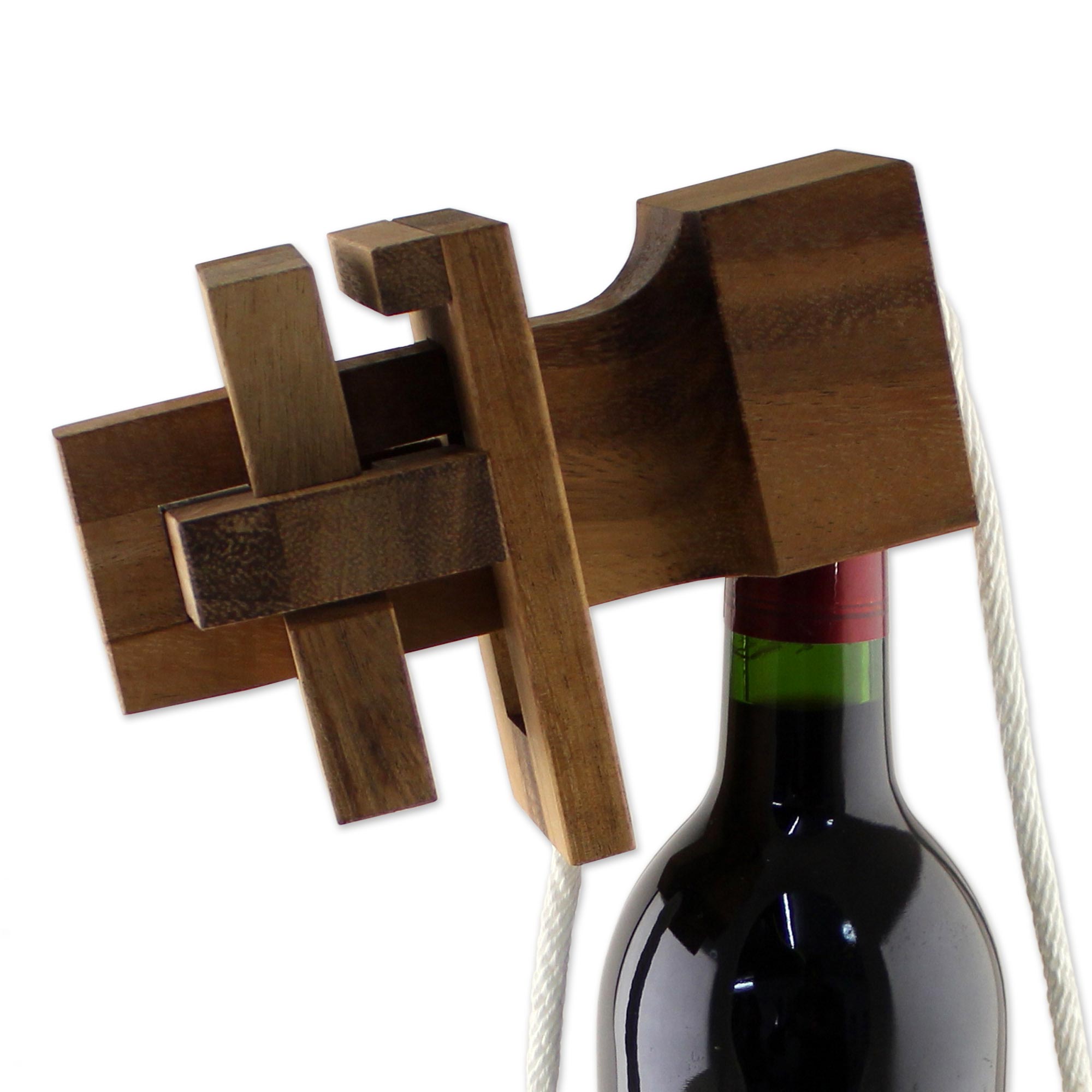 Don't Break It Raintree Wood Bottle Puzzle