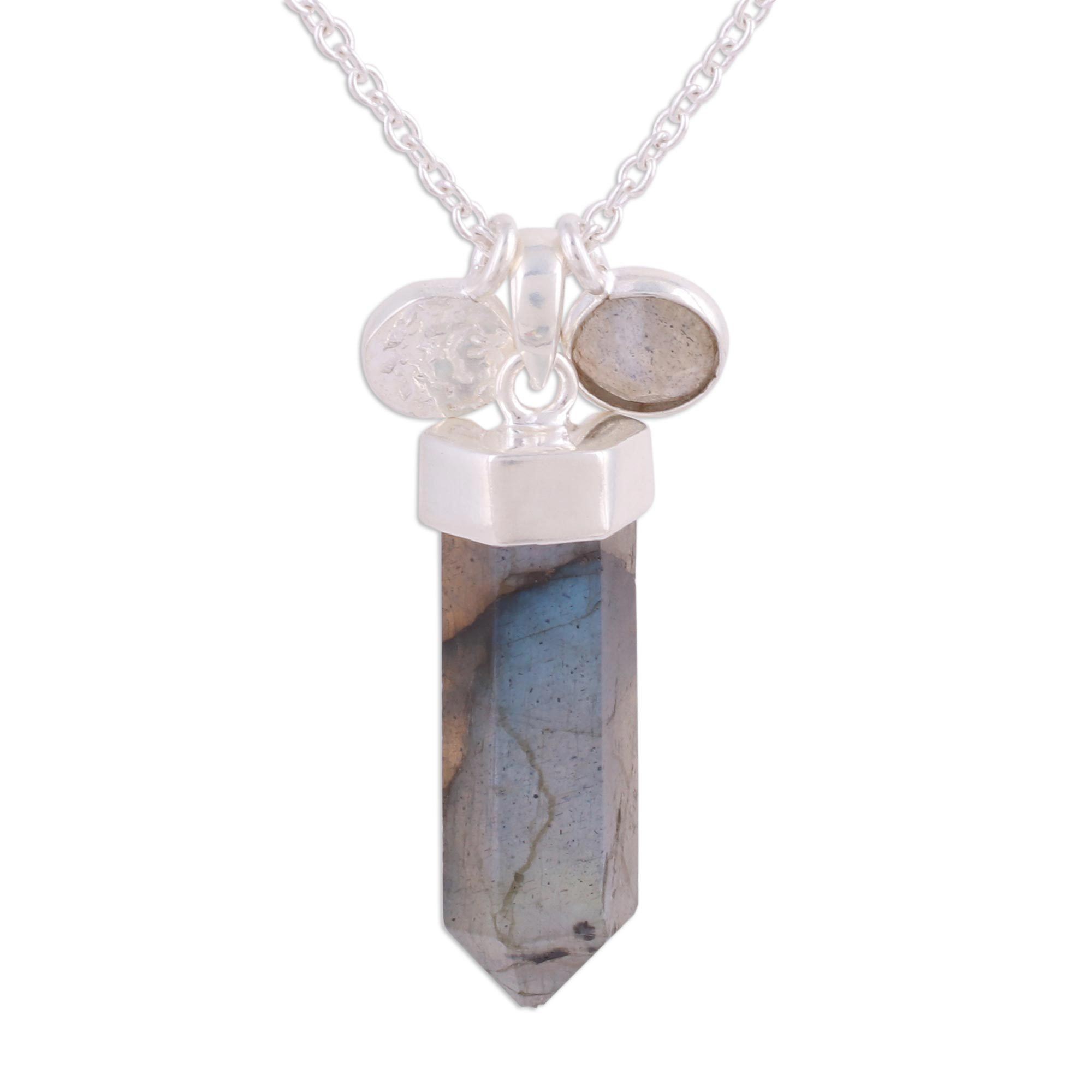 Labradorite Moonlight Crystal Necklace
