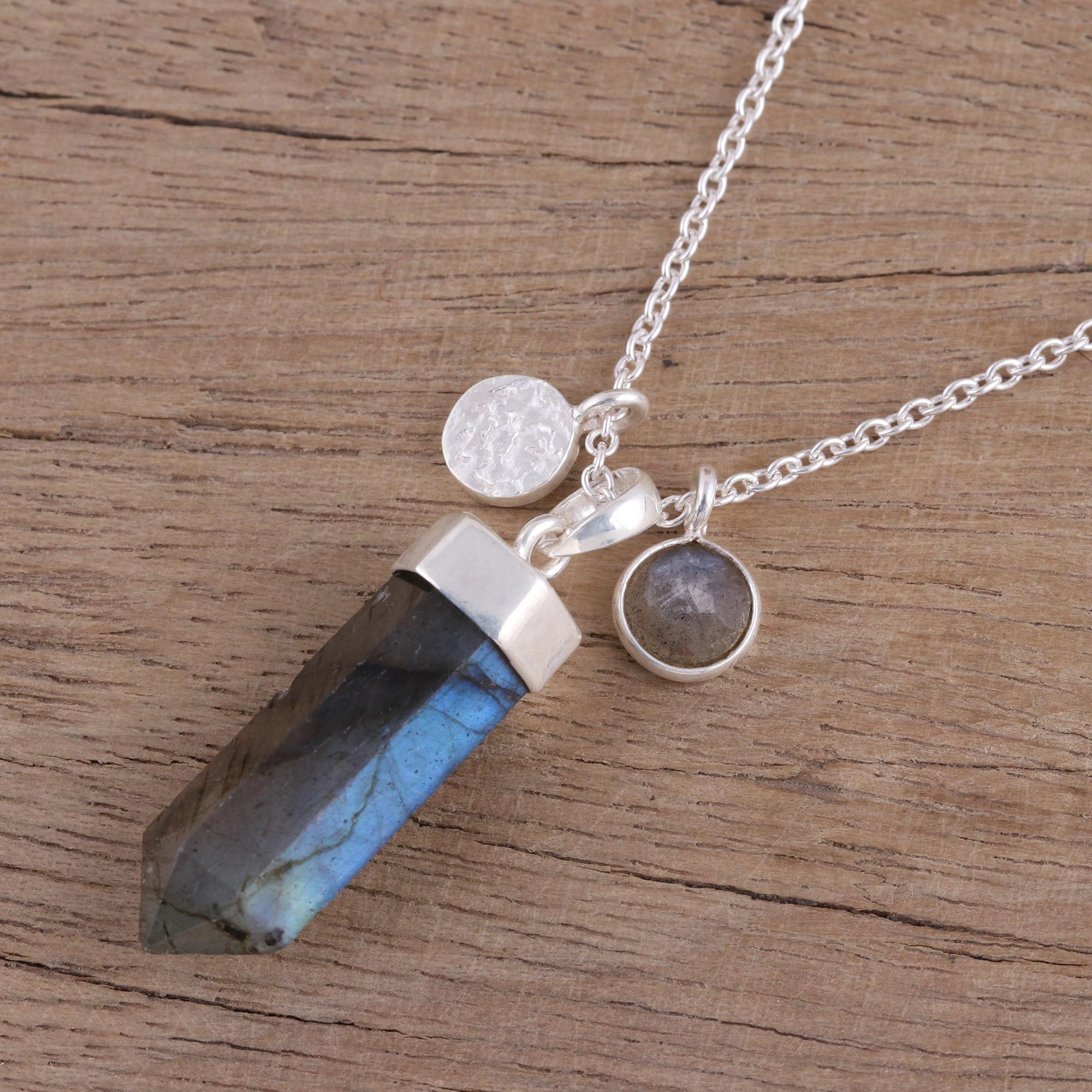 Labradorite Moonlight Crystal Necklace