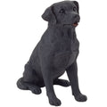 Black Labrador Retriever Dog Sculpture