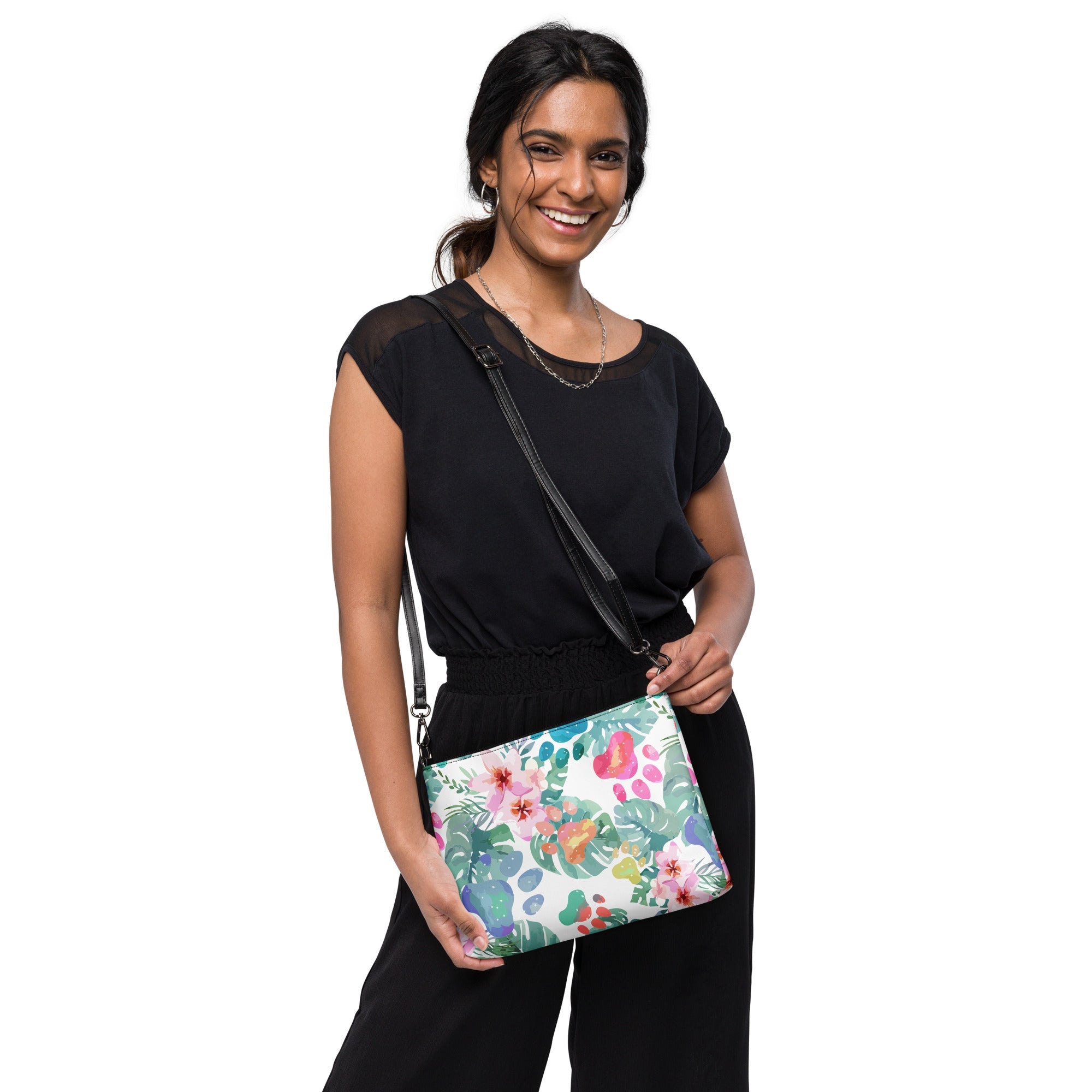 Botanical Paws Crossbody Bag