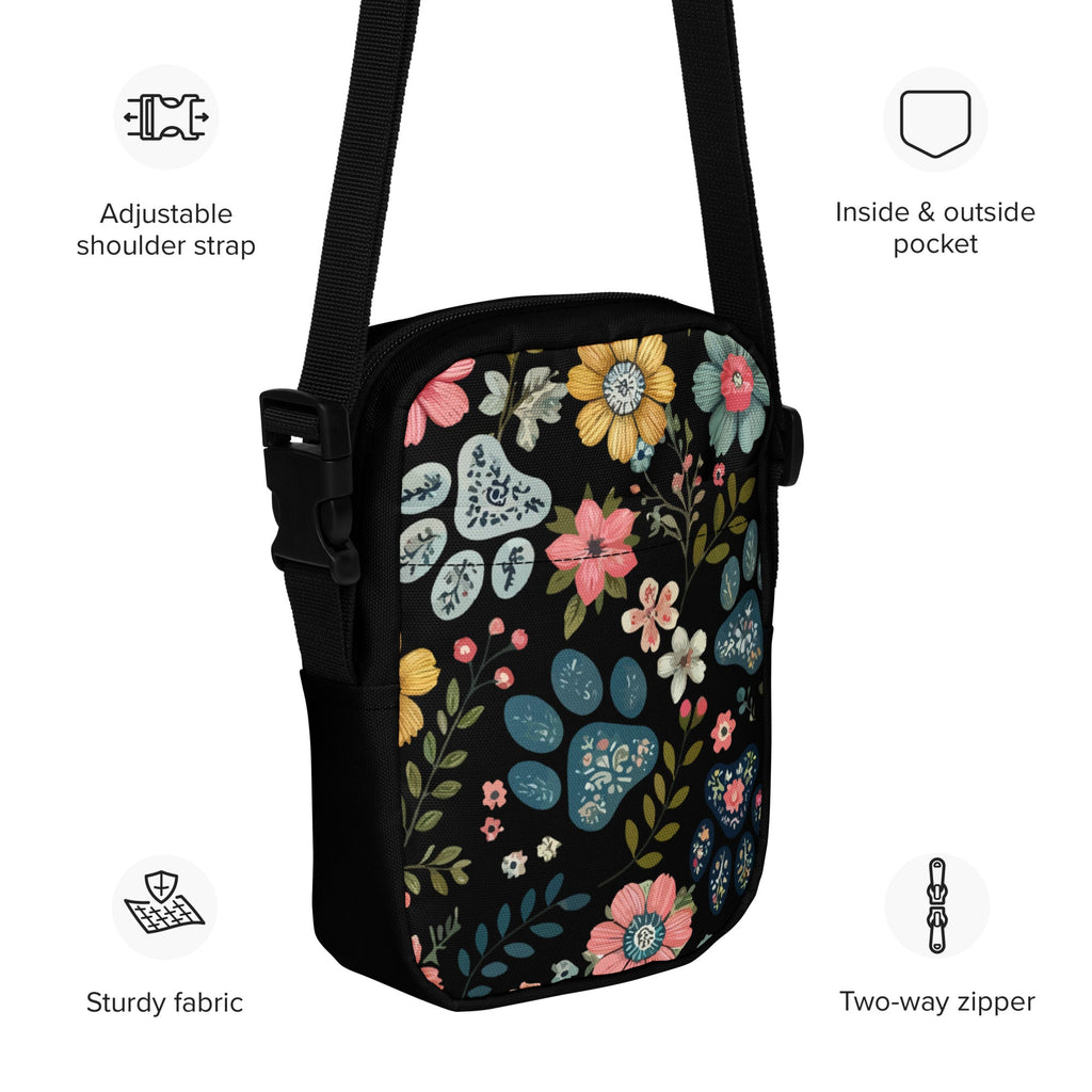 Floral Pawscape Utility Crossbody Bag