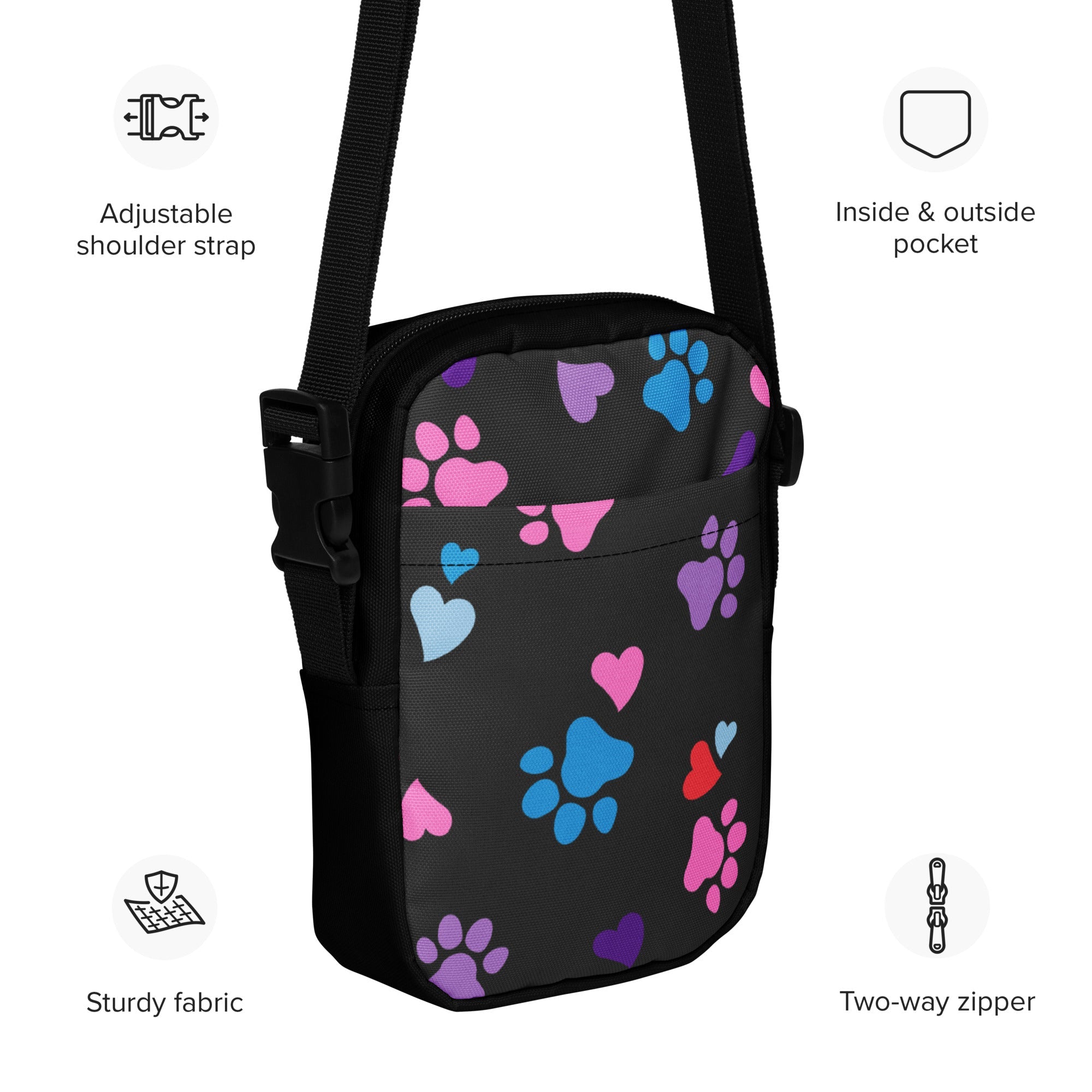 Loving Paws Utility Crossbody Bag