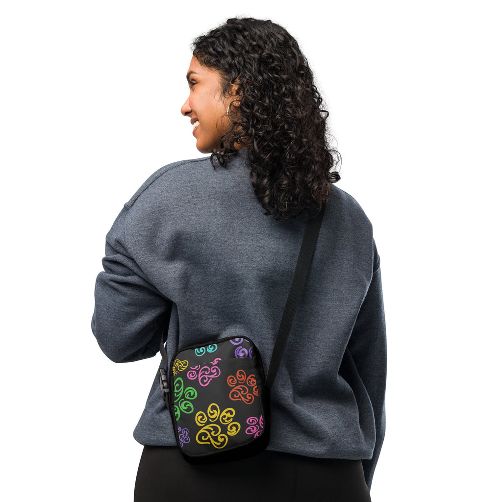 Swirling Paws Utility Crossbody Bag