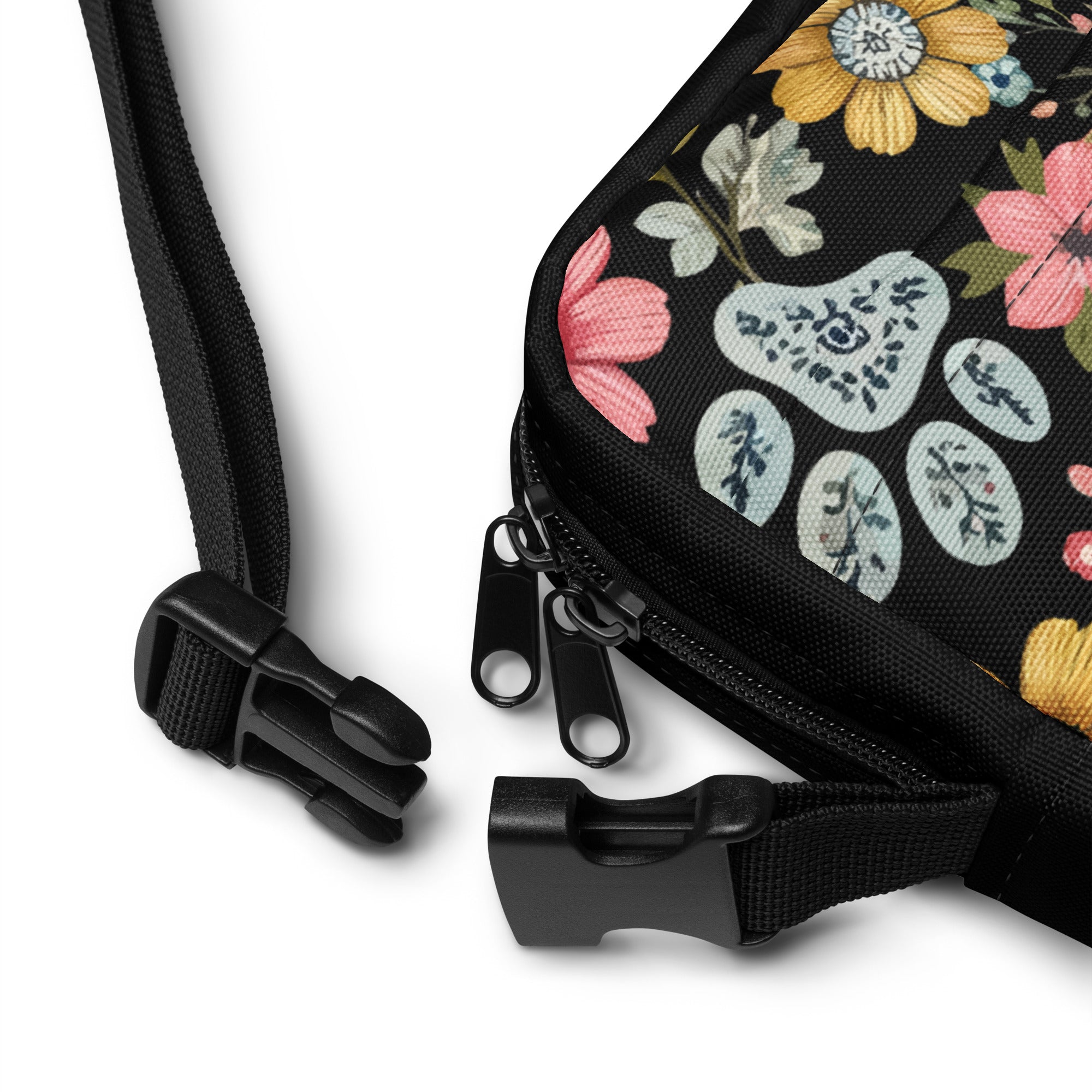 Floral Pawscape Utility Crossbody Bag