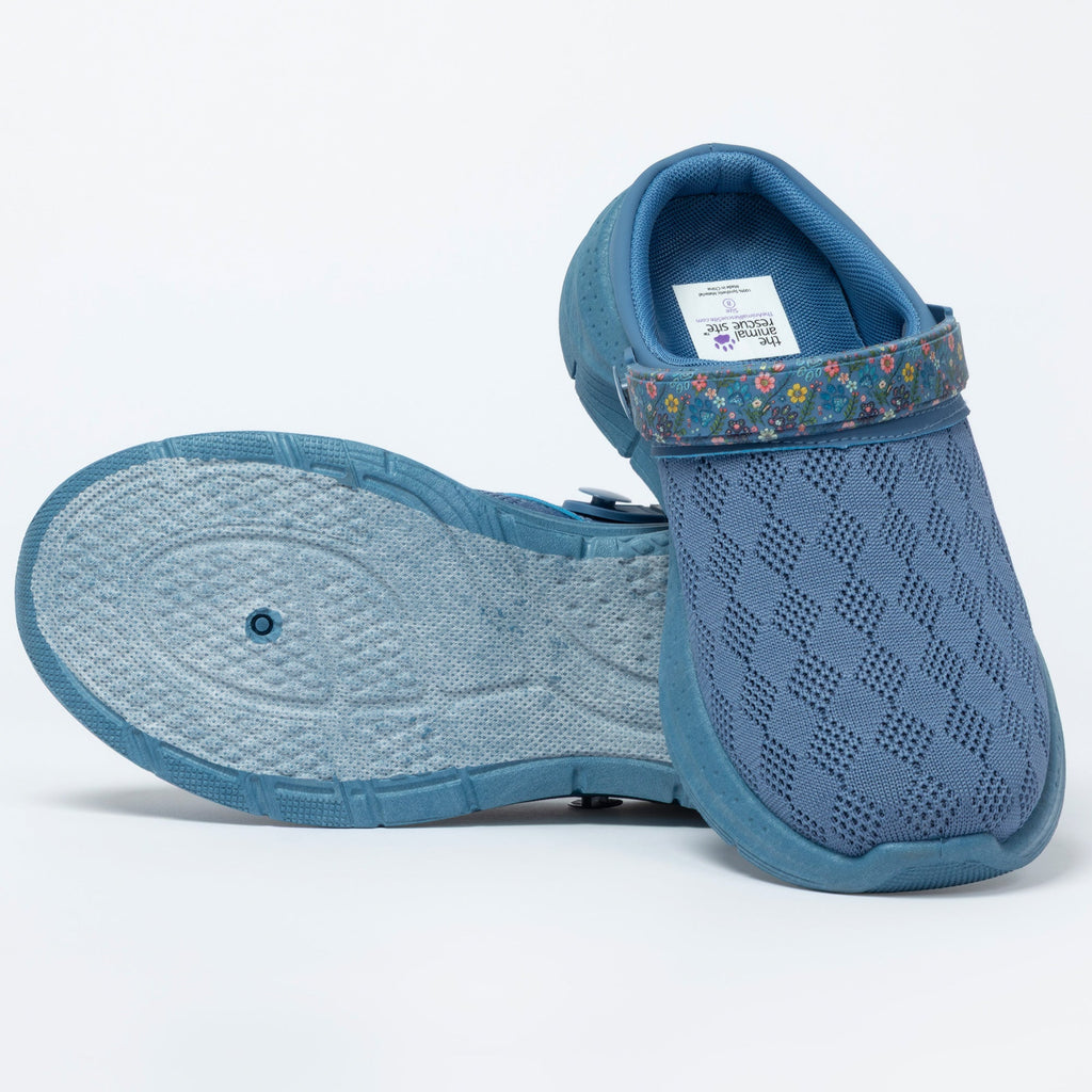 Paw Flexible Knitted Slip-On Clogs with Convertible Strap