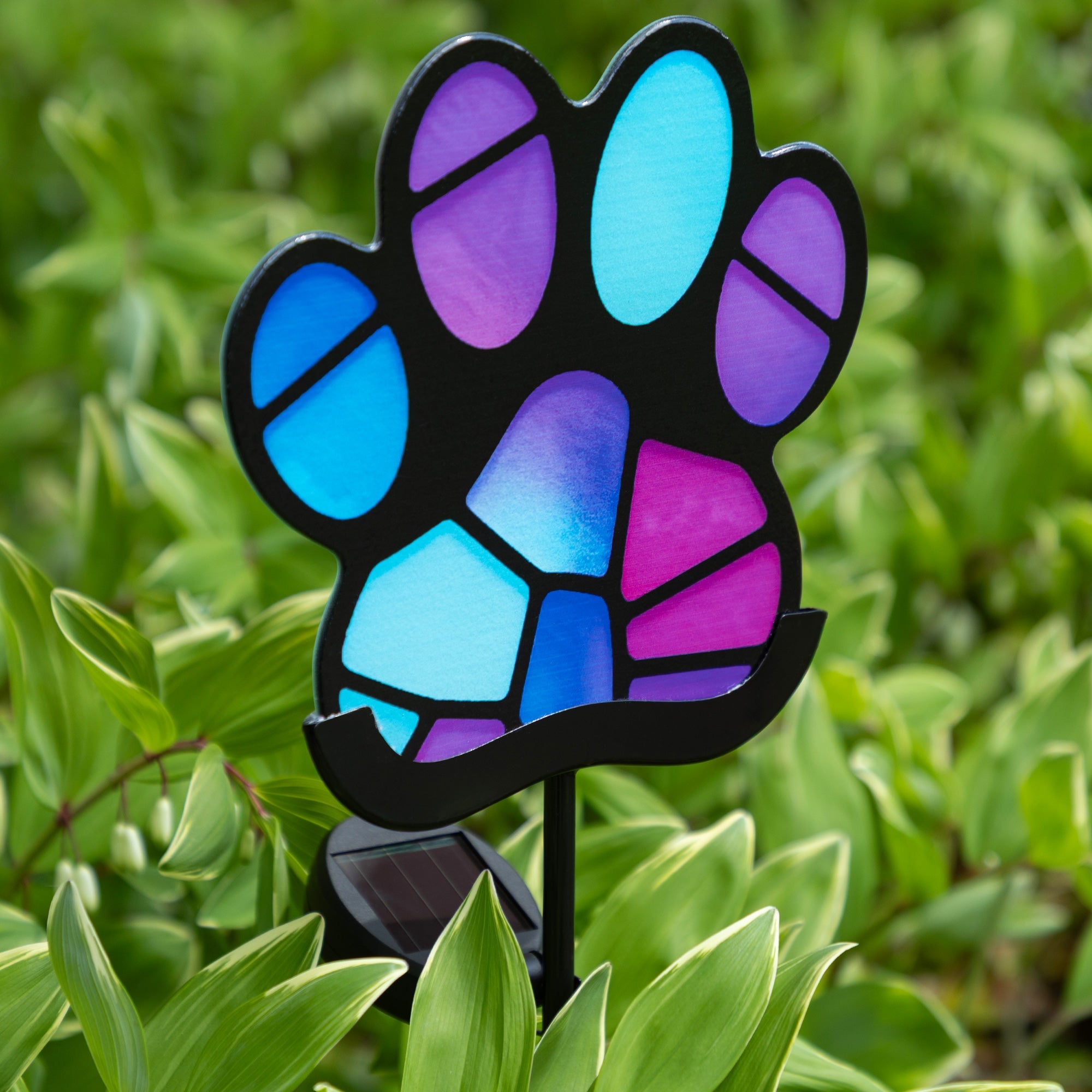 Pets & Angels Colorful Mosaic Solar Garden Stake Light
