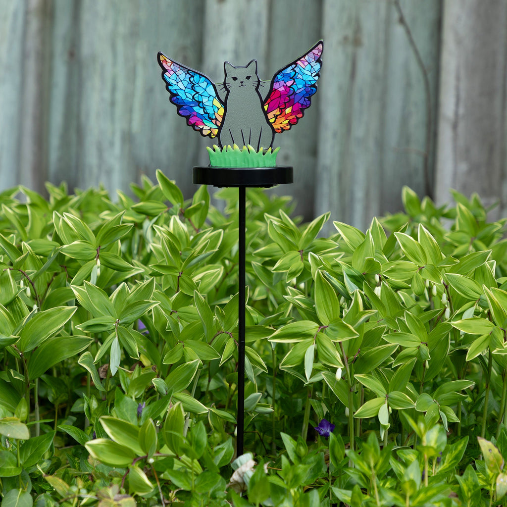 Pets & Angels Colorful Mosaic Solar Garden Stake Light