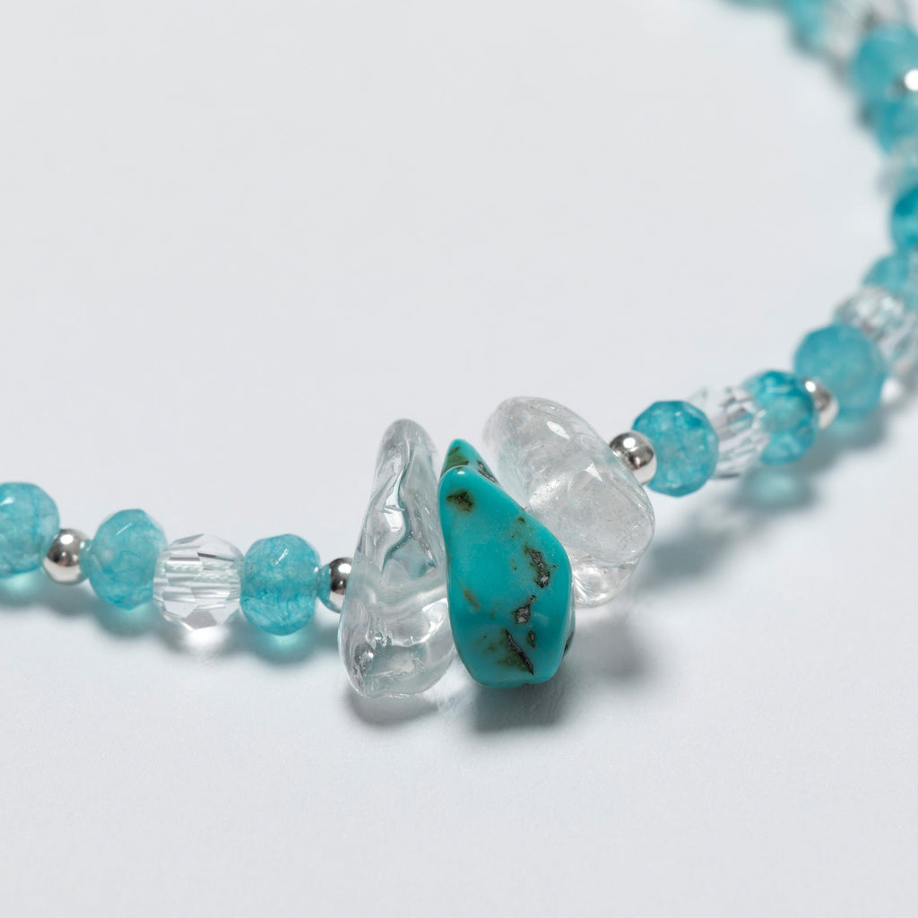 Message in a Bottle Birthstone Bracelet Gift