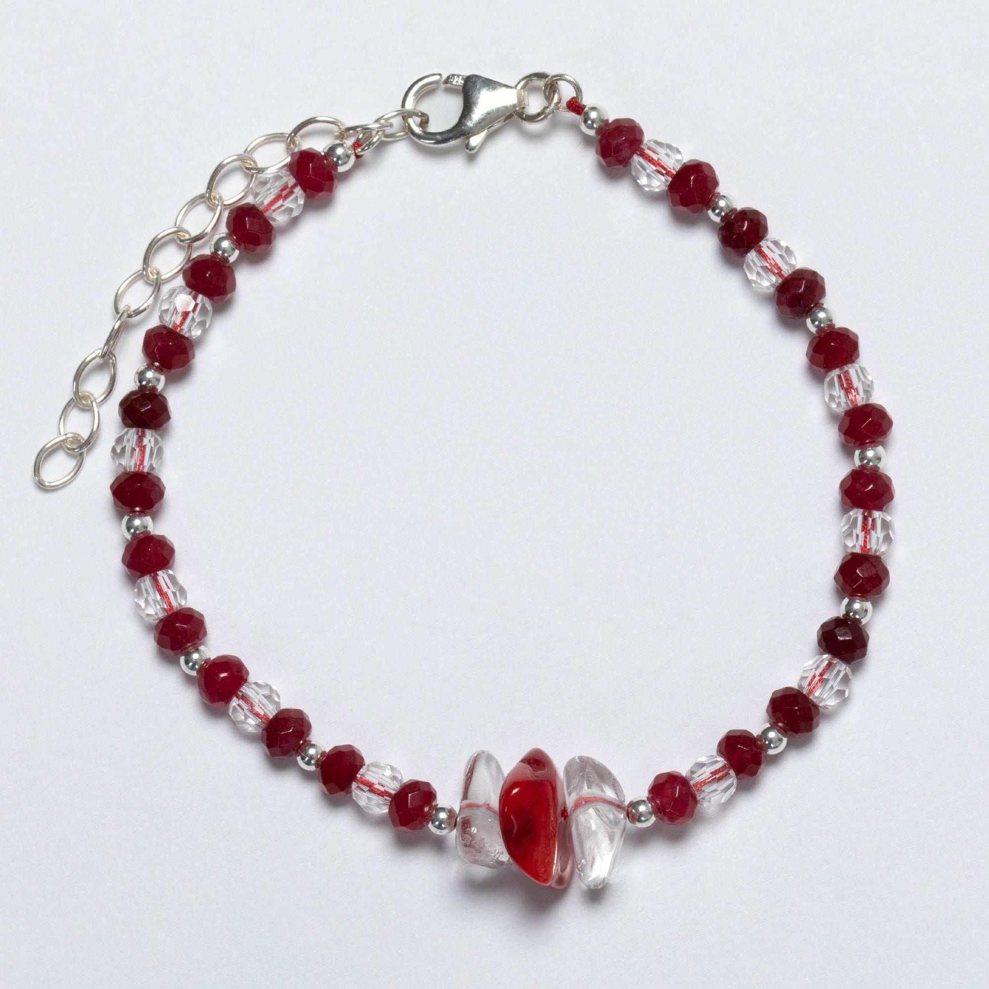Message in a Bottle Birthstone Bracelet Gift