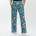 Tropical Sea Turtle Garden Lounge Pants with Pockets