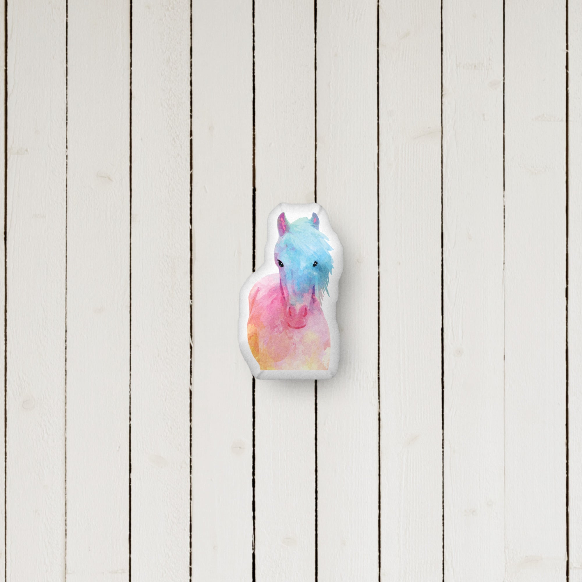 Horse In Sweet Pastels Pillow