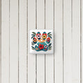 Tropical Paw Print Pillow
