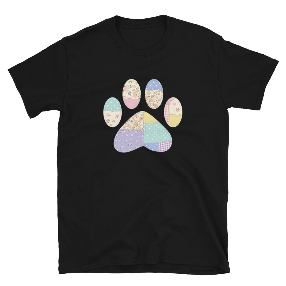 Quilted Paw Print T-Shirt
