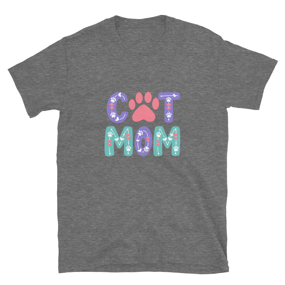 Cat Mom Pastel Vibes T-Shirt