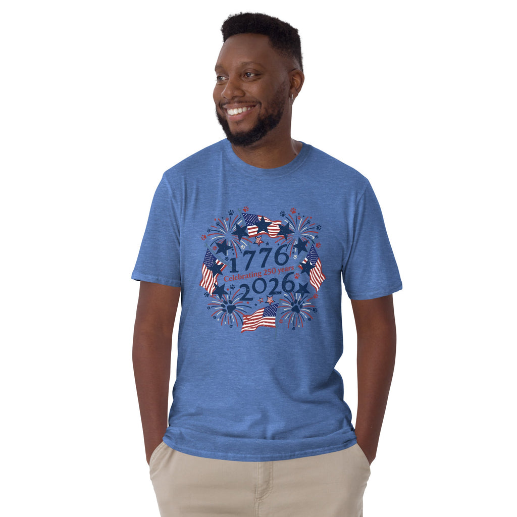USA's Birthday Paw Print T-Shirt